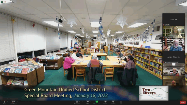 Green Mountain Unified School District Special Mtg 1/18