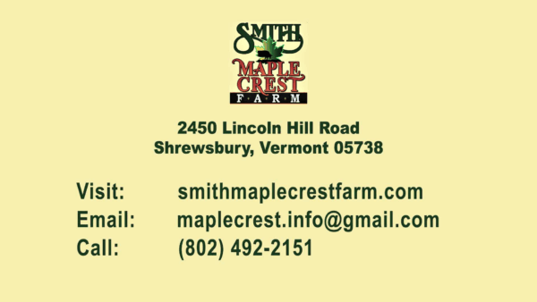 Fletcher Memorial Library- History of Smith Maple Crest Farm
