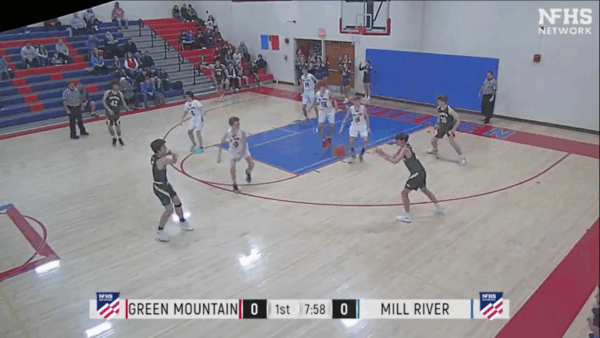 Green Mountain Union HS Boys Basketball at Mill River