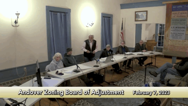 Andover Zoning Board of Adjustment 2/7