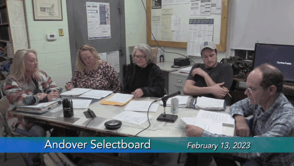 Andover Selectboard 2/13