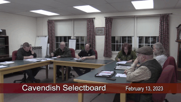 Cavendish Selectboard 2/13
