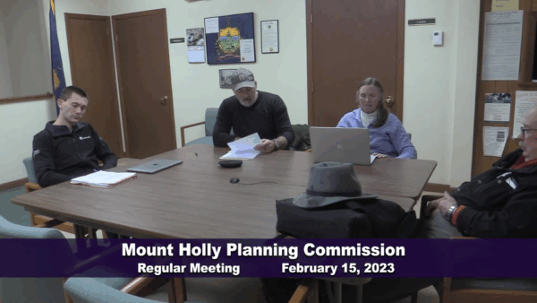 Mount Holly Planning Commission 2/15