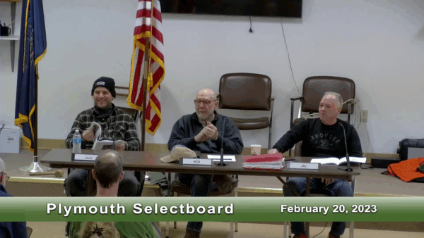 Plymouth Selectboard 2/20