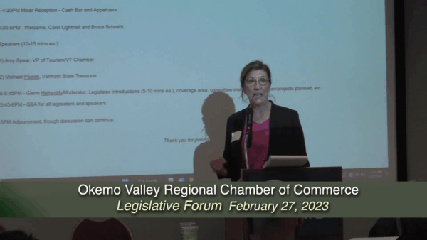 Okemo Valley Chamber Legislative Forum