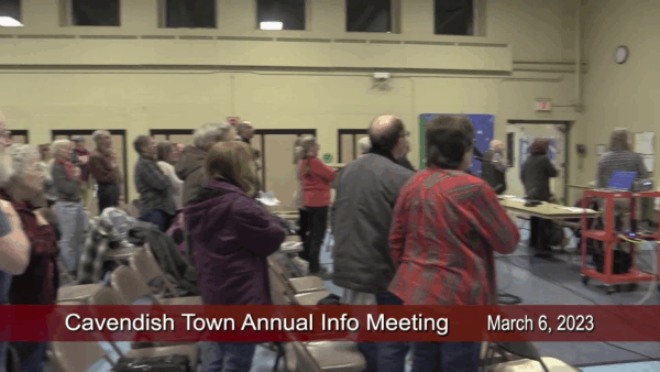 Cavendish Town Meeting 2023