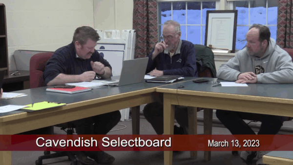 Cavendish Selectboard 3/13