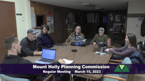 Mount Holly Planning Commission 3/15