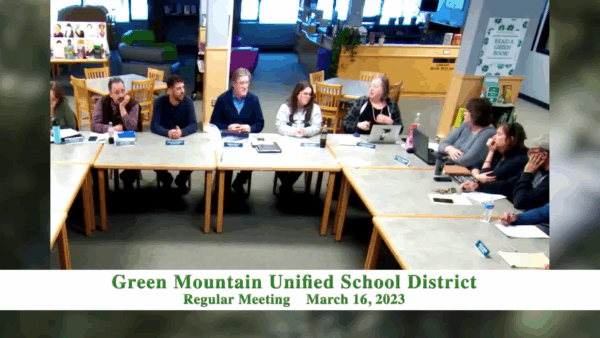 Green Mountain Unified School District 3/16