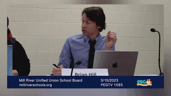 Mill River Unified Union School Board 3/15