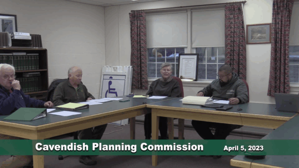 Cavendish Planning Commission 4/5