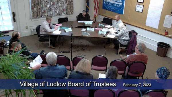 Village of Ludlow Board of Trustees 4/4