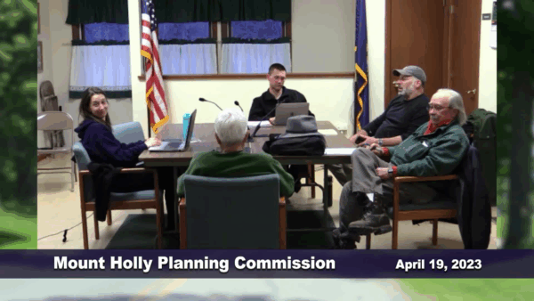Mount Holly Planning Commission 4/19