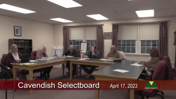Cavendish Selectboard 4/17