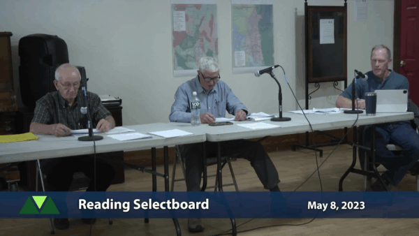 Reading Selectboard 5/8