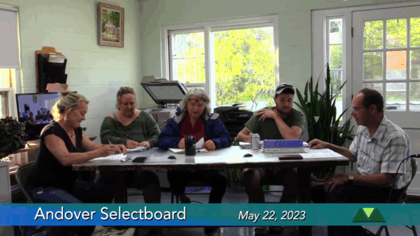 Andover Selectboard 5/22