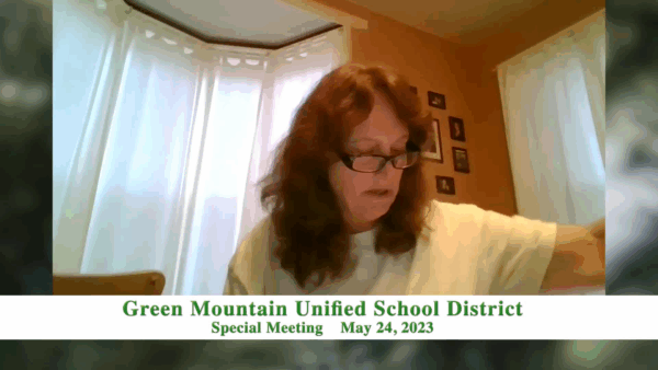 Green Mtn. Unified School District- Special Meeting 5/24