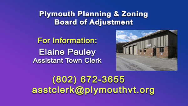 Plymouth Planning & Zoning Board of Adjustment 6/6