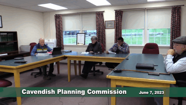 Cavendish Planning Commission 6/7
