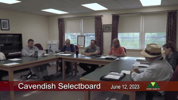 Cavendish Selectboard 6/12