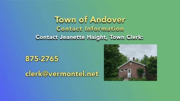 Andover Selectboard 6/12