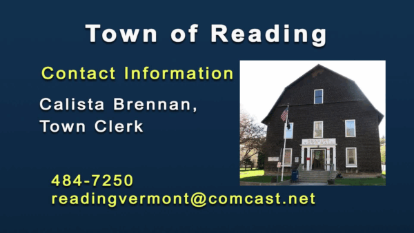 Reading Selectboard 6/12