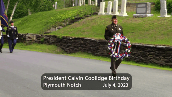 Calvin Coolidge July 4th Birthday Ceremony