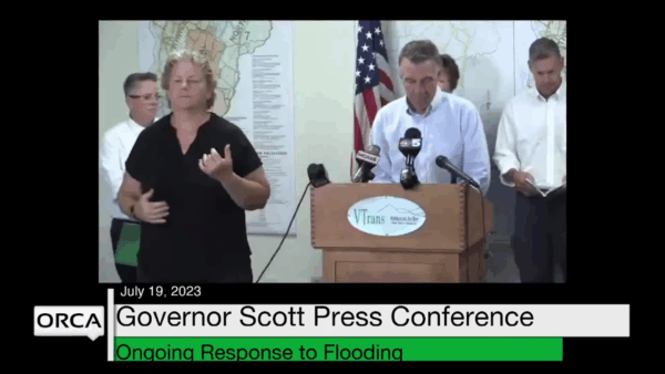 Governor Scott Flood Response Press Conference 7/19