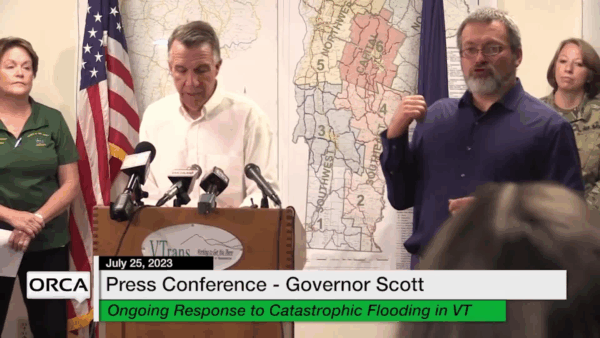 Gov. Scott Flood Response Press Conference 7/25