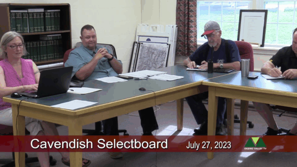 Cavendish Selectboard 7/27