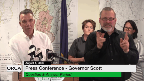 Gov. Scott Flood Response Press Conference 8/1