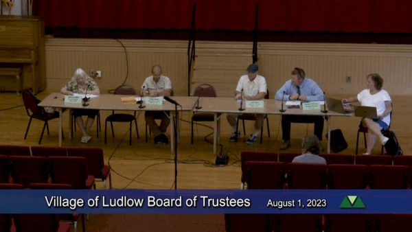 Village of Ludlow Board of Trustees 8/1