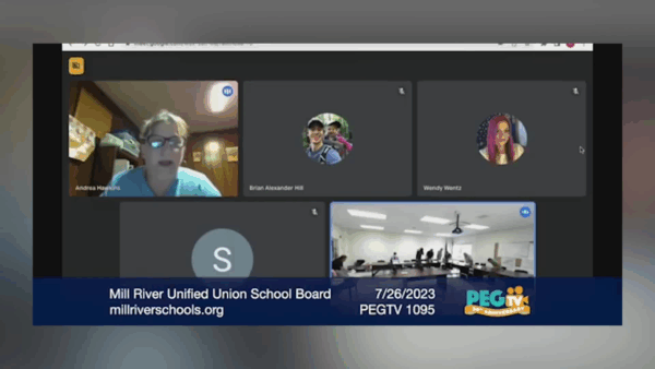 Mill River Unified Union School District 7/26