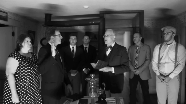 Coolidge Swearing-In Re-Enactment