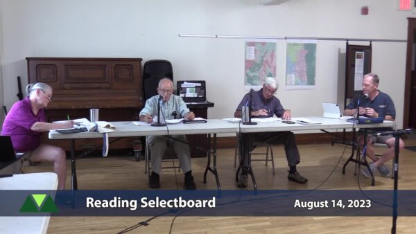 Reading Selectboard 8/14