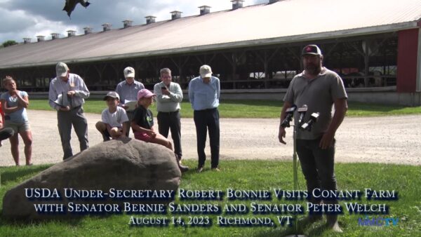 Senators Sanders & Welch w/ VT Sec. of Ag. Tebbetts