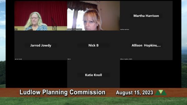 Ludlow Planning Commission 8/15