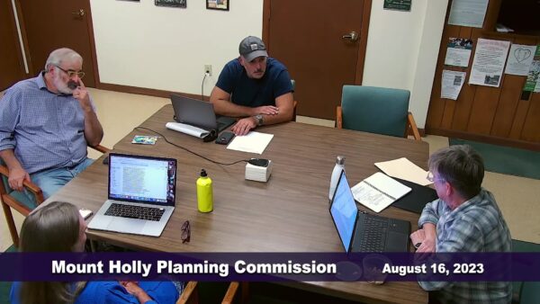 Mount Holly Planning Commission 8/16