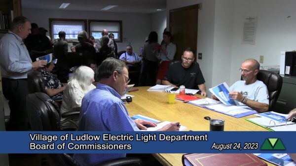 Ludlow Electric Board of Commissioners 8/24