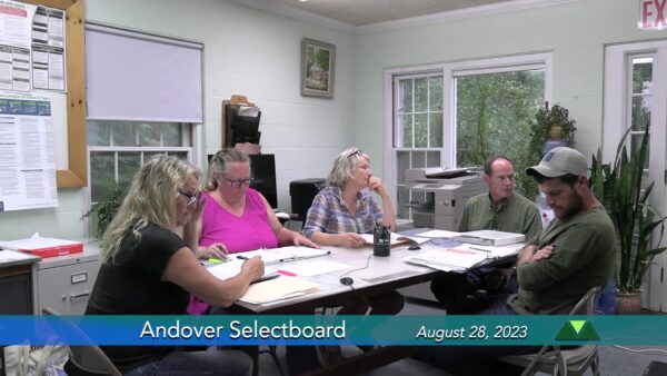Andover Selectboard 8/28