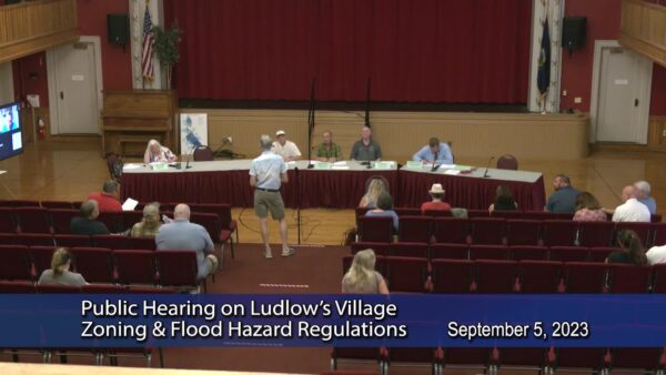Village of Ludlow Public Hearing- Zoning & Flood Hazard Regs 9/5