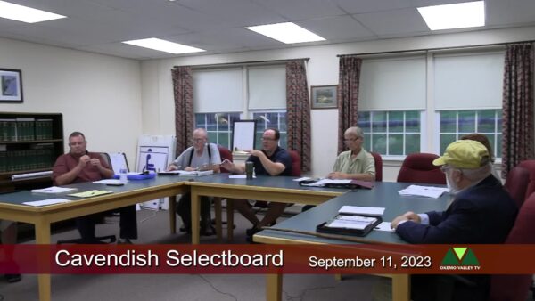 Cavendish Selectboard 9/11