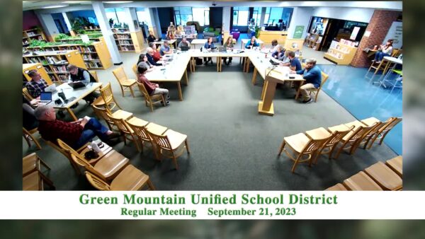 Green Mountain Unified School District 9/21