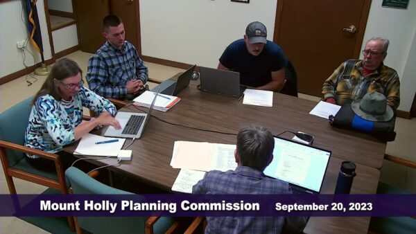 Mount Holly Planning Commission 9/20