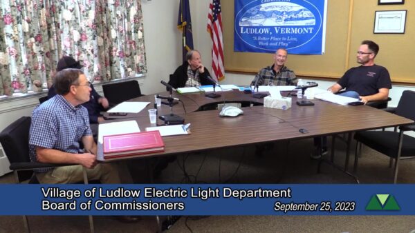 Ludlow Electric Board of Commissioners 9/25