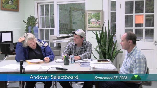 Andover Selectboard 9/25