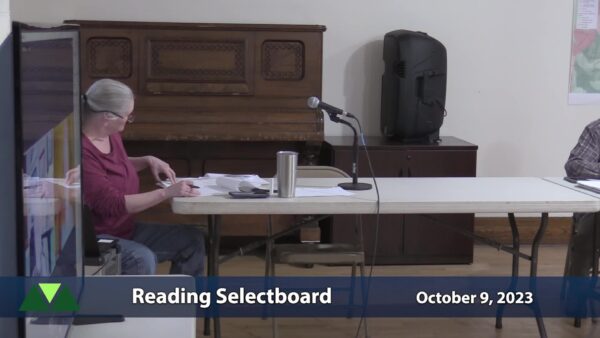Reading Selectboard 10/9