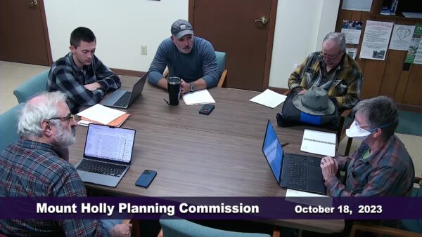 Mount Holly Planning Commission 10/18