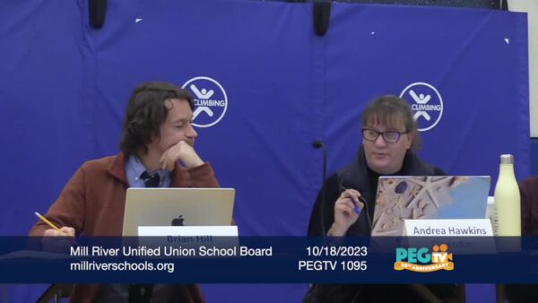 Mill River Unified Union School District Board 10/18