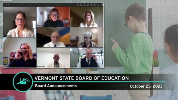 Vermont State Board of Education 10/25